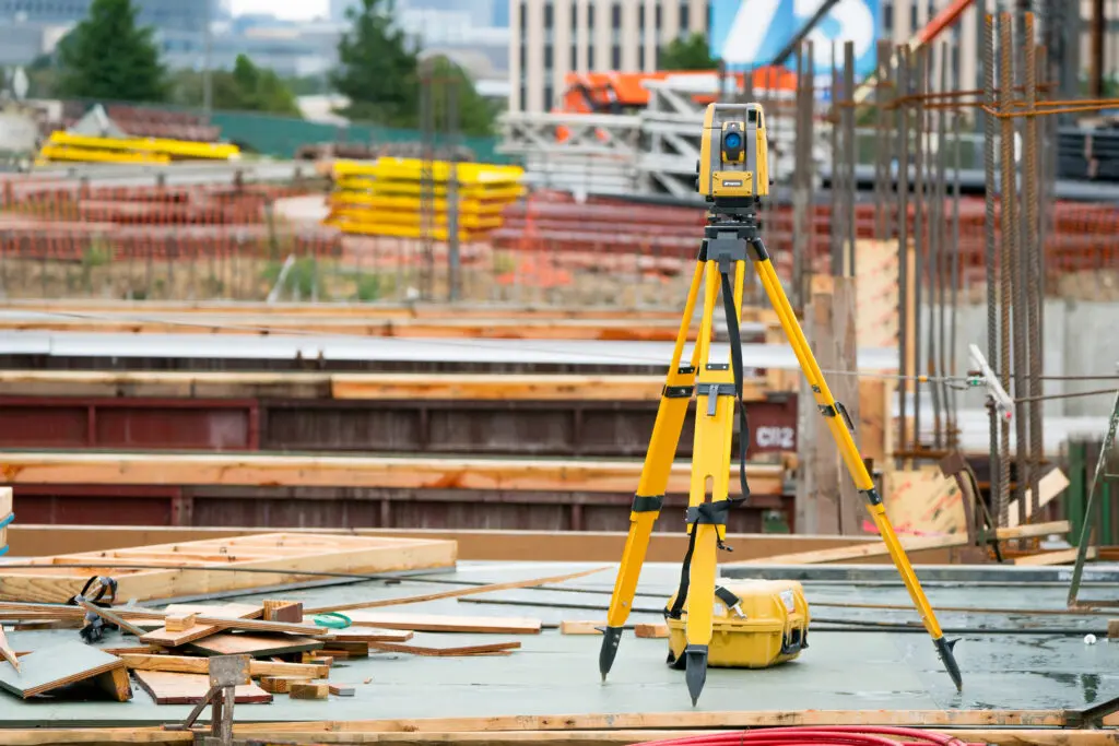 topcon totalstation gt-1200 serien på arbetsplats