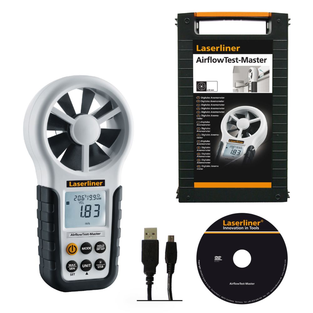 AirFlowTest-Master Anemometer - Blinken